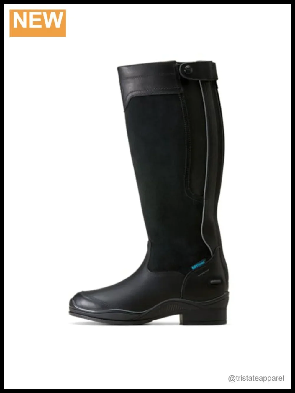 Women's Waterproof Insulated Tall Riding Boots Equestrian Round Toe